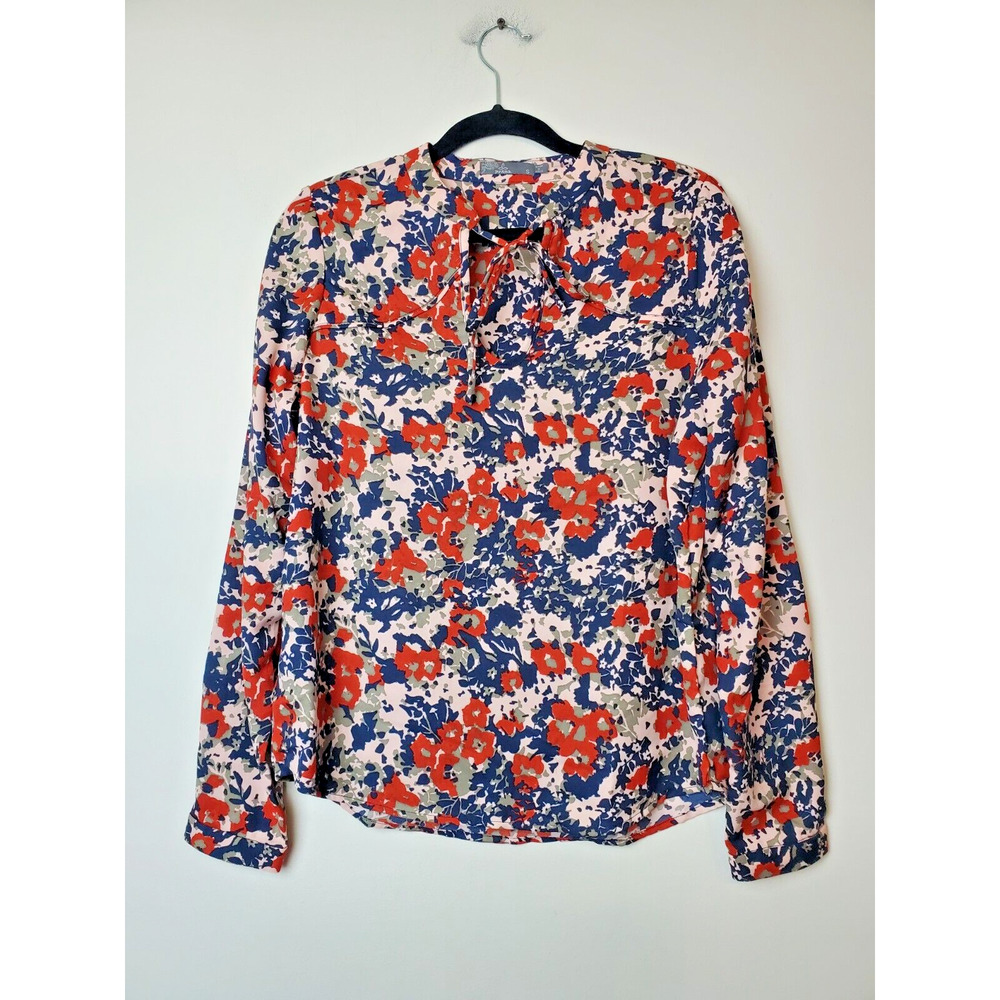 Prana Womens Small Top WILD‎ AT HEART ECO-FRIENDLY Floral Long Sleeve Recycled - Picture 2 of 11